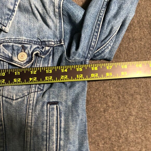 Levis Women's Blue Denim Trucker Jacket XS circa 2014 - Picture 5 of 16